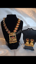 Lotus long necklace