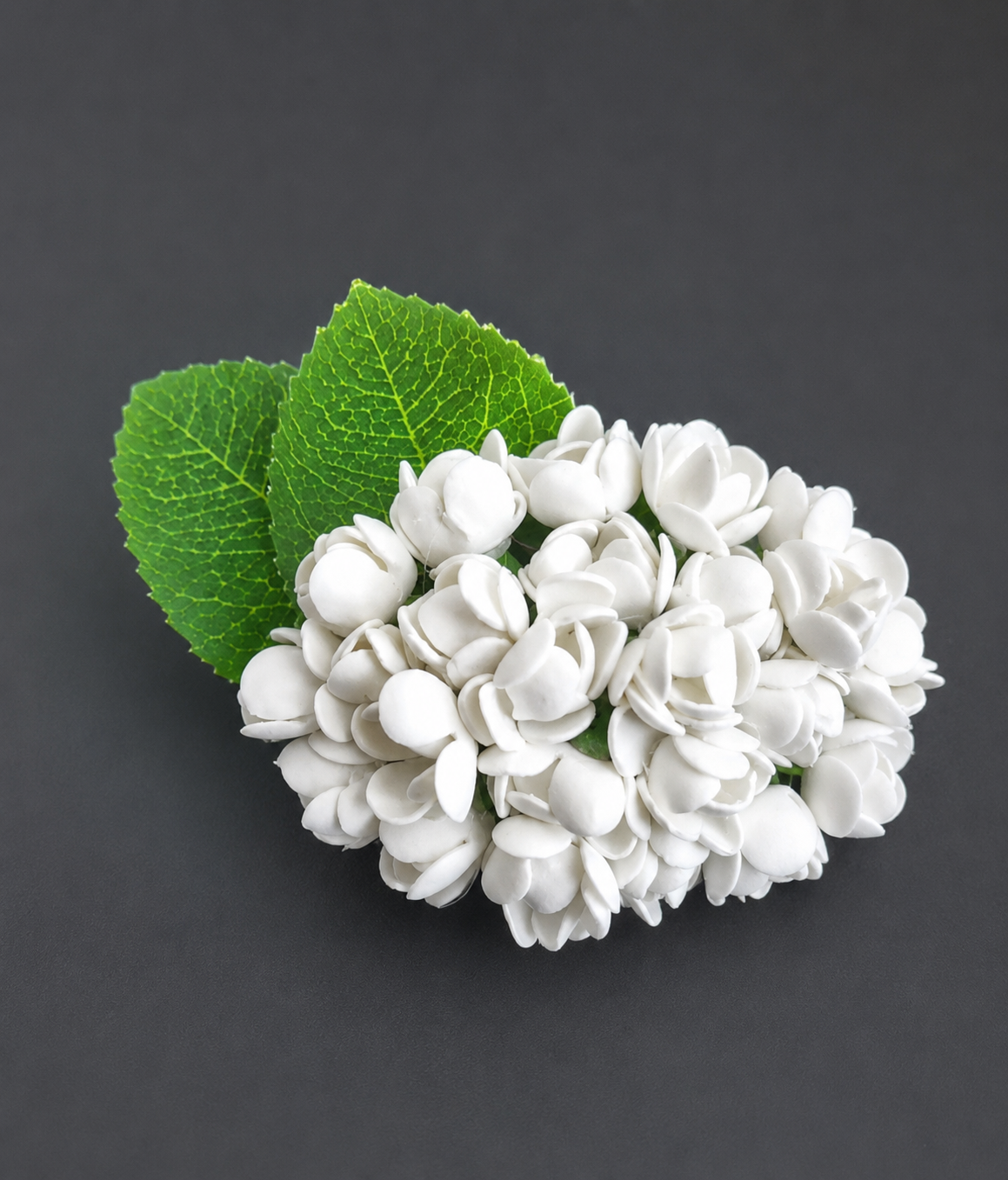Hair clip with artificial Jasmine flower
