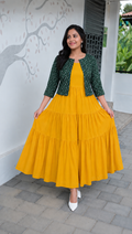 Kurthi& Jacket 2 piece top- XL
