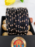 Glass bangles -Black (2.6)