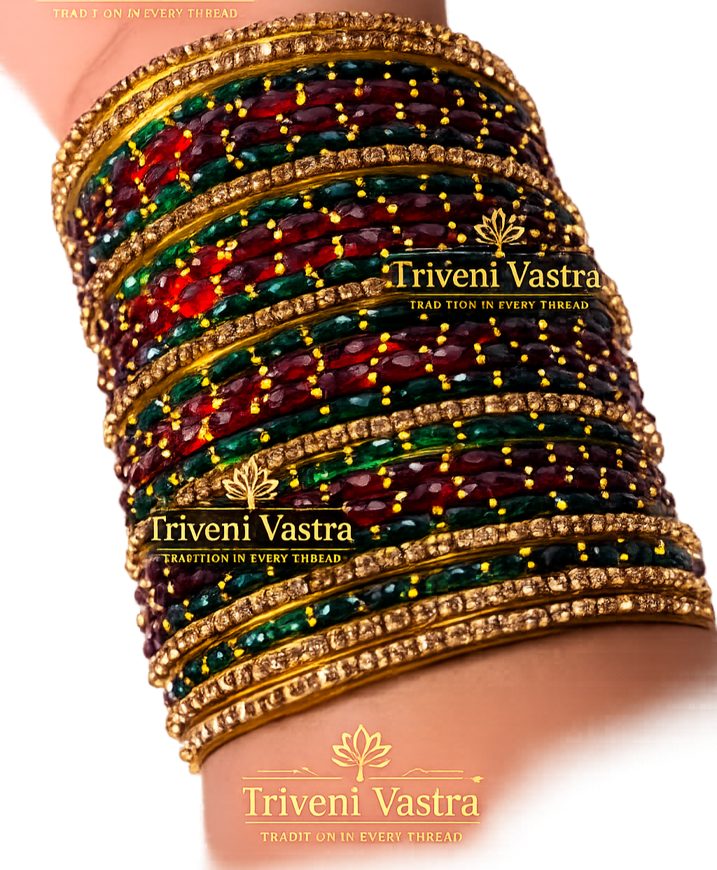 Glass bangles multicoloured