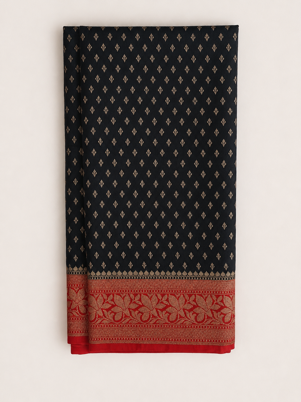 Silk saree Black