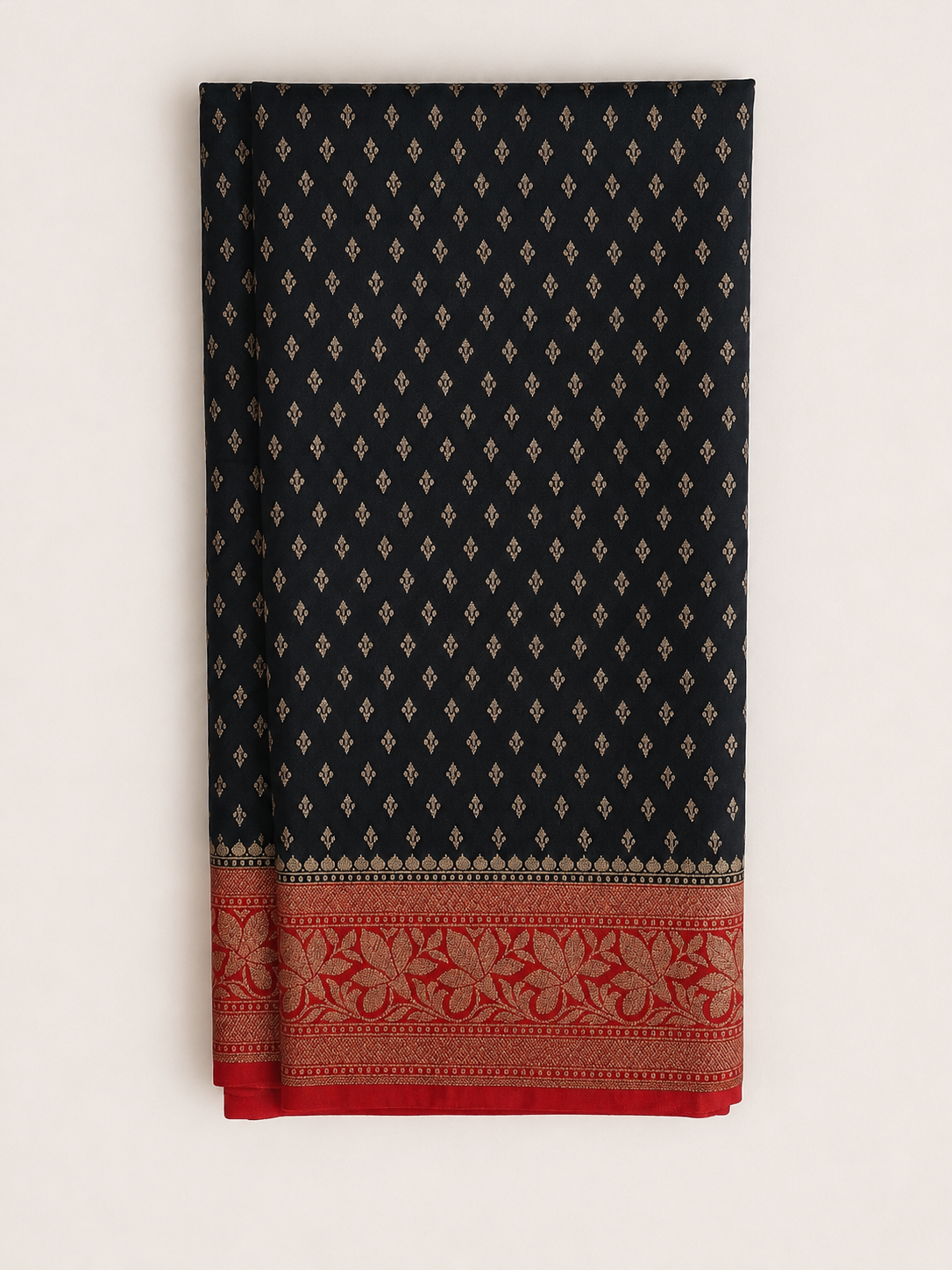 Silk saree Black