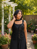 Party wear Lehenga set - Black
