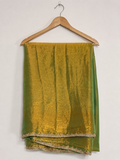 Premium Dual-Tone Metallic Tissue Saree