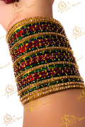 Glass bangles multicoloured