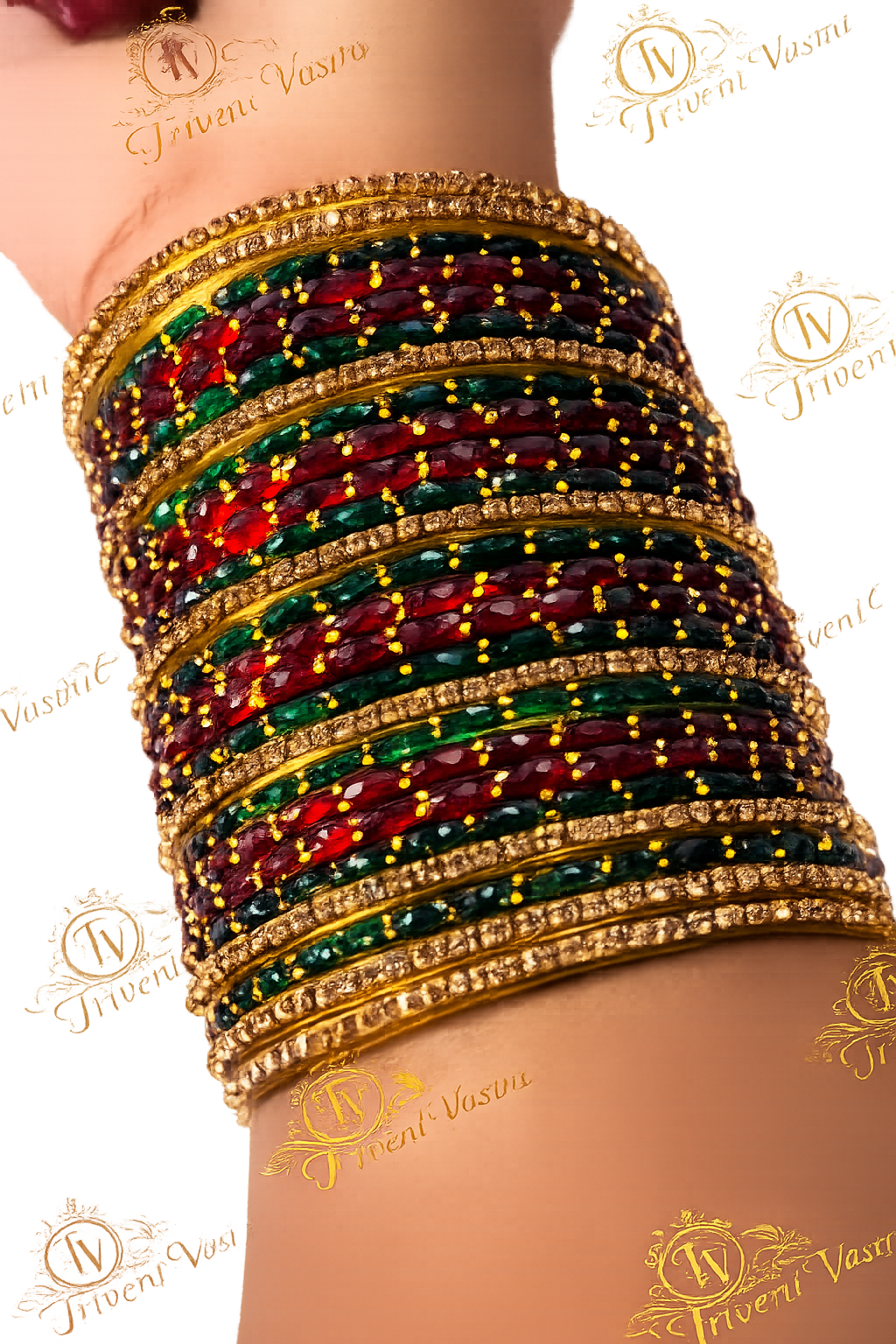 Glass bangles multicoloured