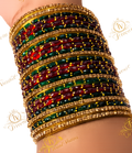 Glass bangles multicoloured