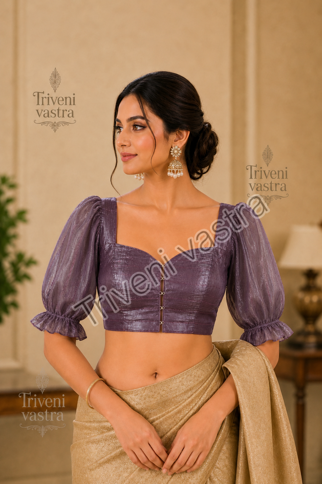 Ready made blouse  - Purple