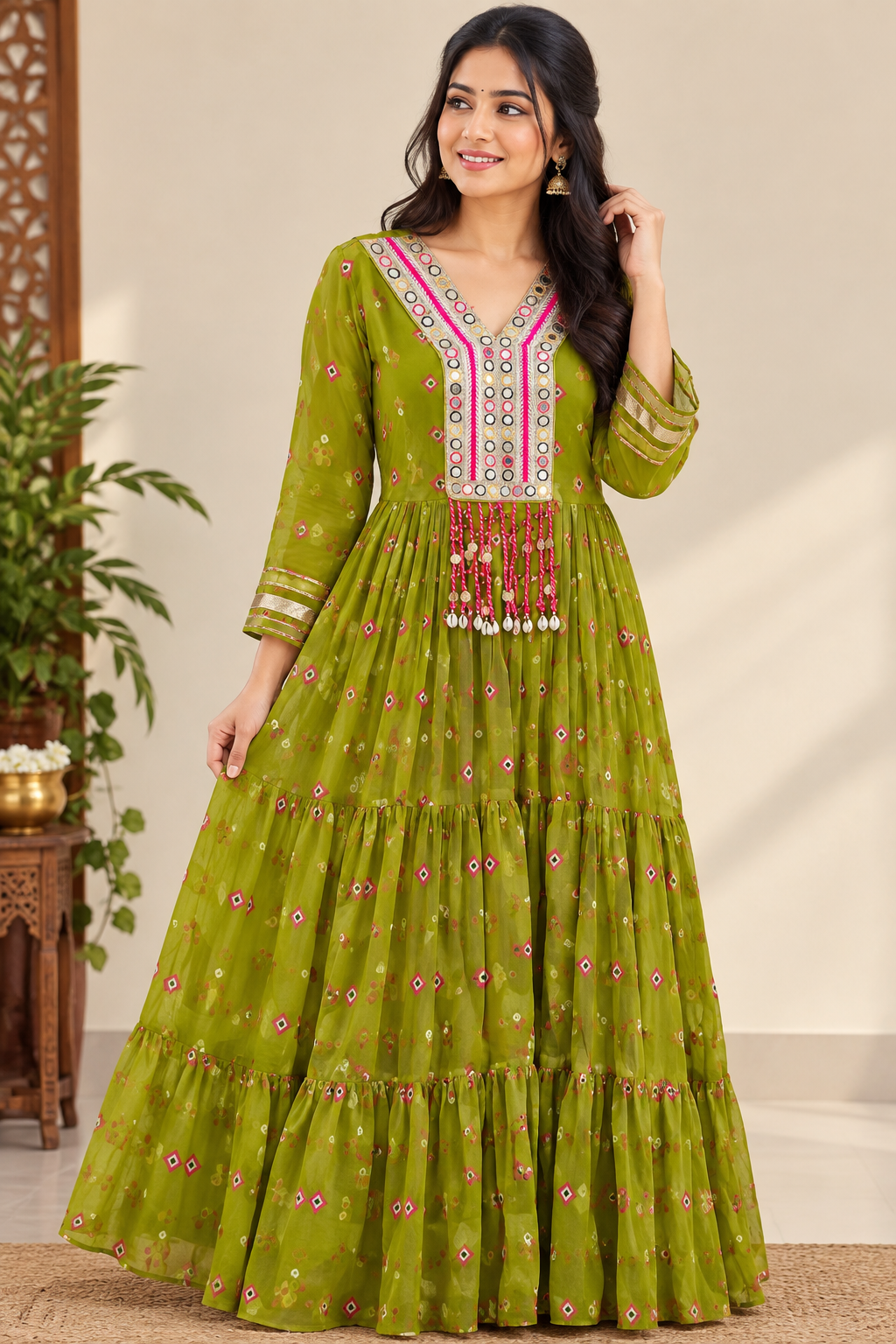 Premium Embroidered Gown. # Style 15