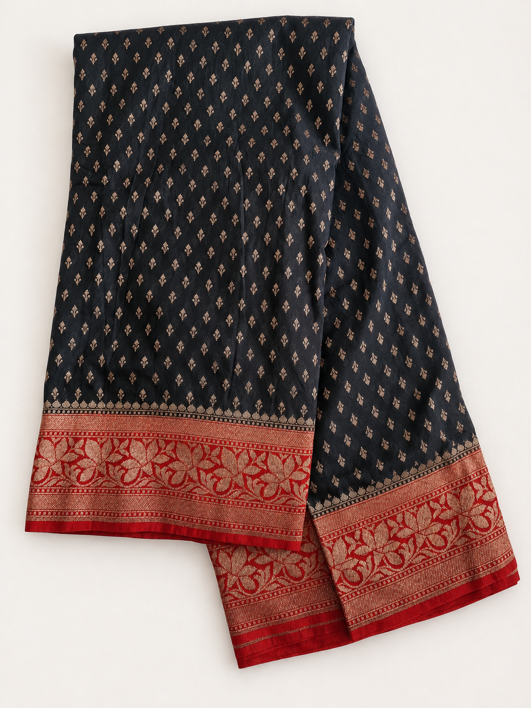 Silk saree Black
